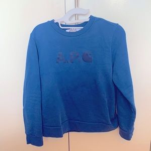 APC x Carhartt WIP blue sweater